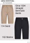 Preview: Dina 1334 Straight Bermuda Berlin / sehr  bequeme Sommershort / ANNA MONTANA