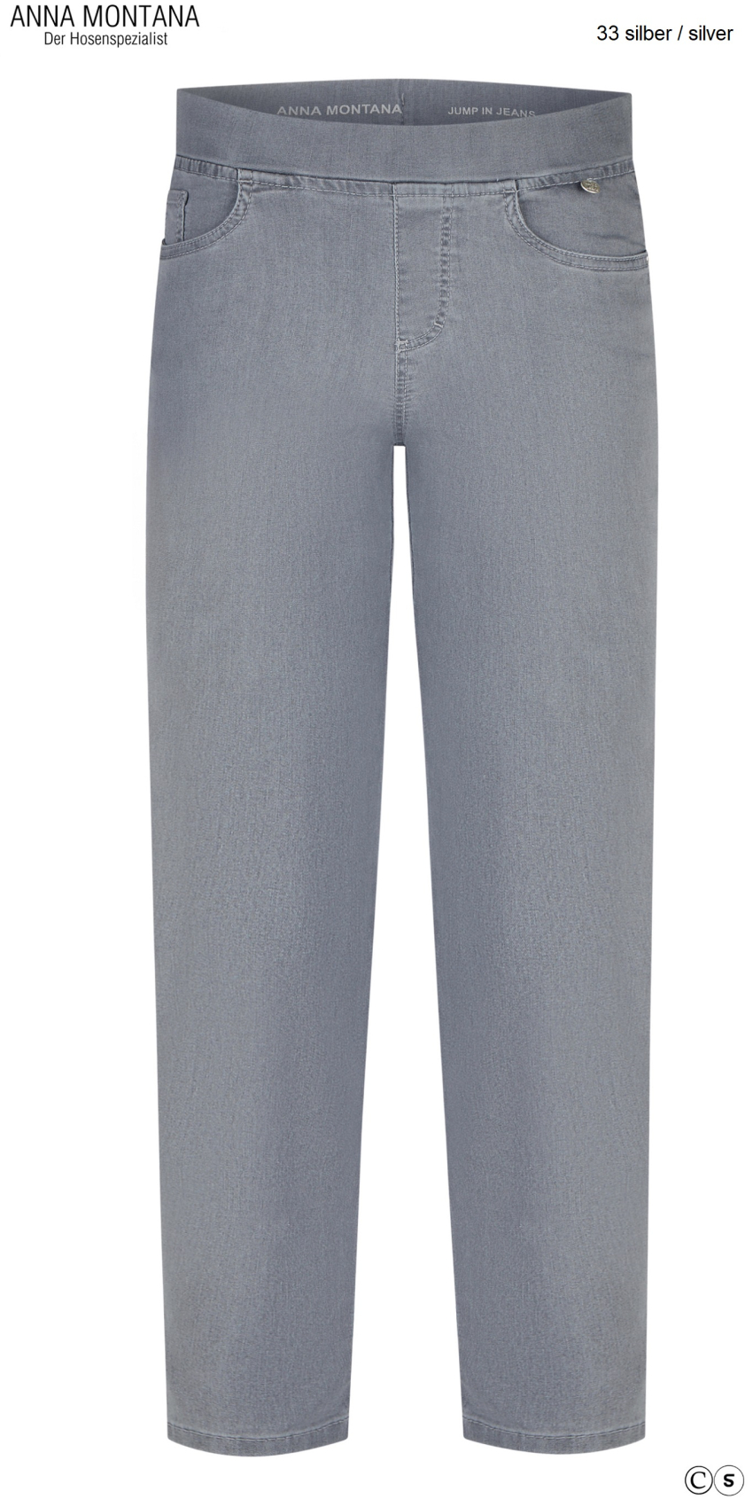 Preview: Angelika 1106 Jump In Slim Rom / sehr bequeme Schlupfhose mit weichem Bund, 7/8 Länge (68 cm lang), von Größe 36 bis 48 / ANNA MONTANA