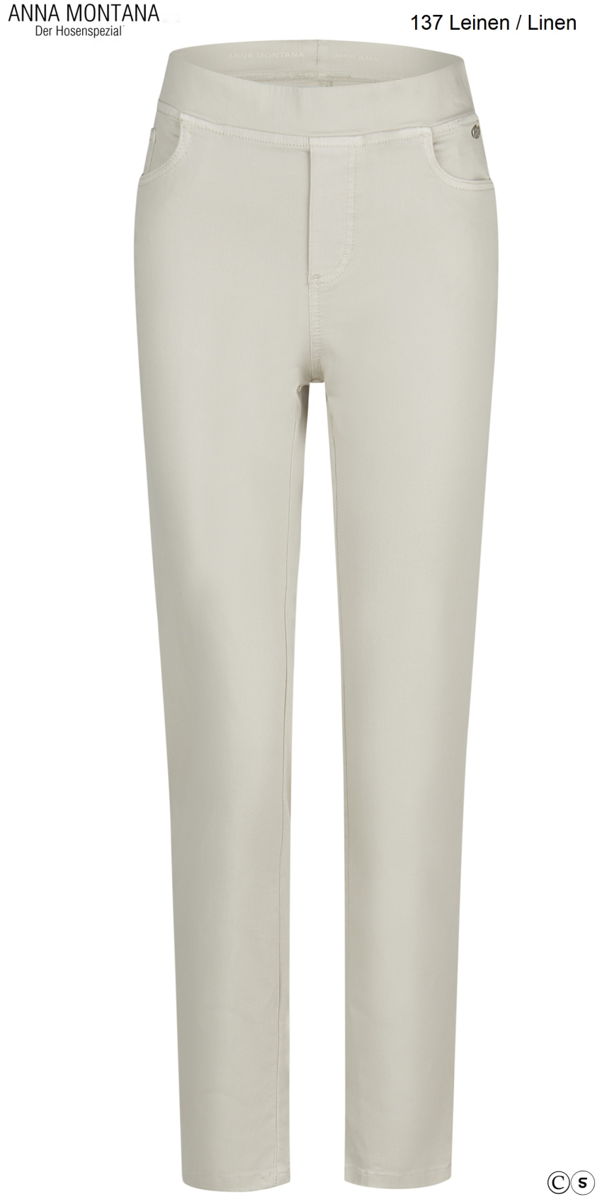 Angelika 1001 Jump In / very comfortable slip pants with soft waistband up to size 48 / ANNA MONTANA