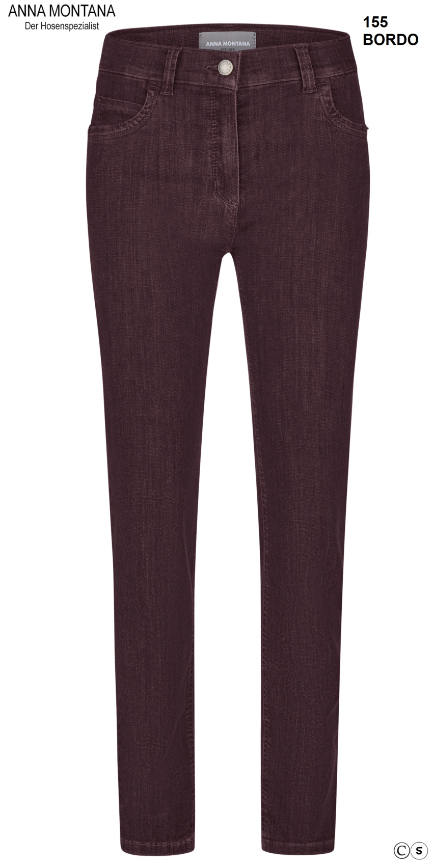 Angelika 1975 Magic Stretch / cigarette-Tube in Jeans Super Stretch / Sizes 34 to 48 / ANNA MONTANA