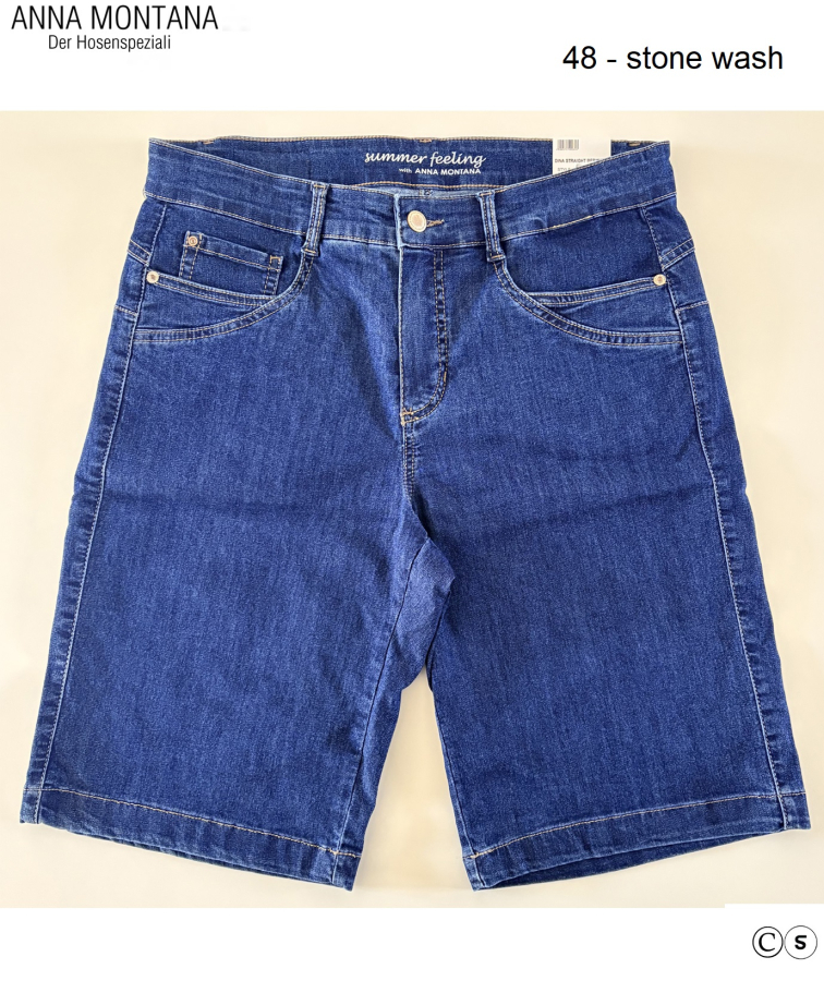 Dina 1335 Straight Bermuda Milano / sehr  bequeme Sommershort / ANNA MONTANA