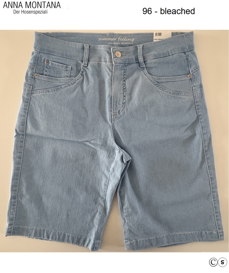 Dina 1335 Straight Bermuda Milano / sehr  bequeme Sommershort / ANNA MONTANA