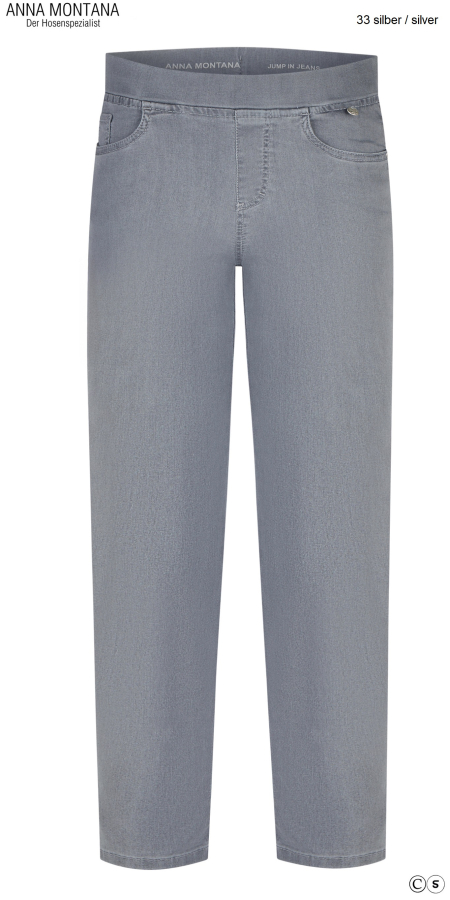 Angelika 1106 Jump In Slim Rom / sehr bequeme Schlupfhose mit weichem Bund, 7/8 Länge (68 cm lang), von Größe 36 bis 48 / ANNA MONTANA