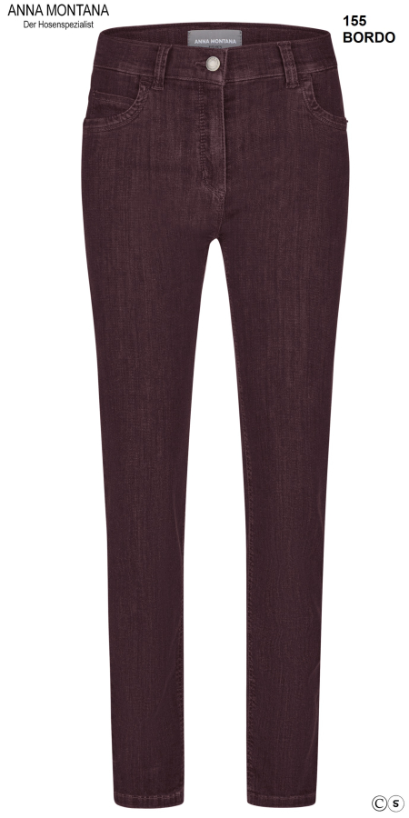 Angelika 1975 Magic Stretch / cigarette-Tube in Jeans Super Stretch / Sizes 34 to 48 / ANNA MONTANA